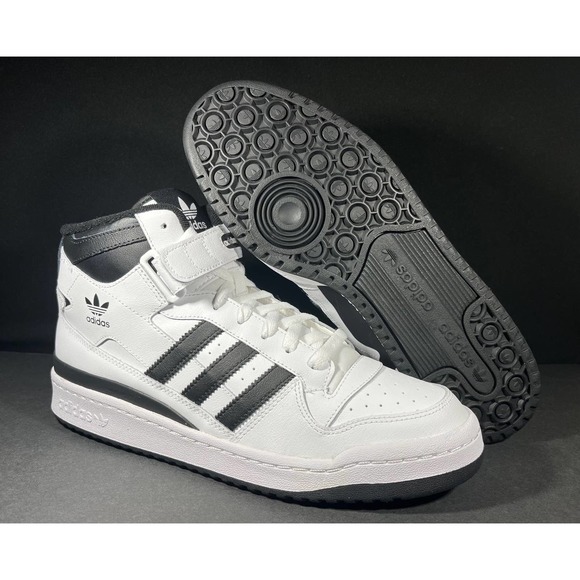 ADIDAS FORUM MID RETRO OG WHITE BLACK FY7939 MENS SIZE 11 DS NEW IN BOX - Picture 1 of 7